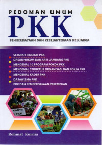 Image of Pedoman Umum PKK Pemberdayaan dan Kesejahteraan Keluarga